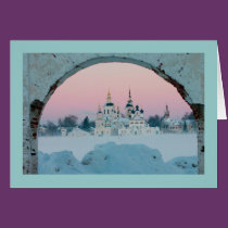 white winter caucasus cards