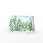 White winter wonderland on Mt. Shasta Card