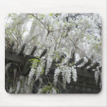 White Wisteria Mousepad