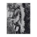 White Wolf, a Comanche Chief, c.1891-98 Post Card