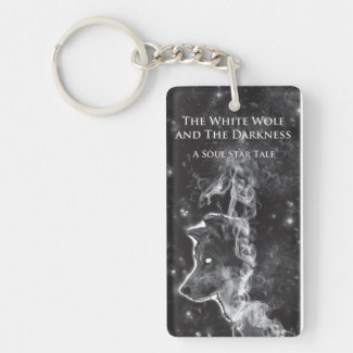 White Wolf and The Darkness keychain