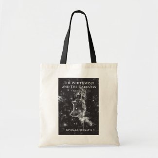White Wolf and The Darkness tote bag