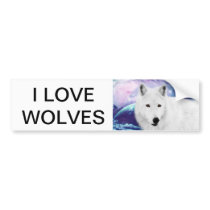 White wolf bumper stickers