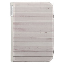 White wooden slats kindle case