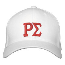 WHITE WOOL CAP WITH RED EMBROIDERY EMBROIDERED HATS