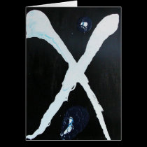 WHITE X cards