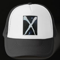 WHITE X hats