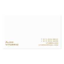 White XXV Business Card Templates