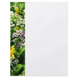 White, Yellow and Lavender Wild Flowers Personalized Flyer
