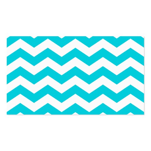 White Zig Zag Business Card (front side)