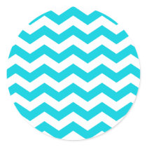 White Zig Zag Sticker