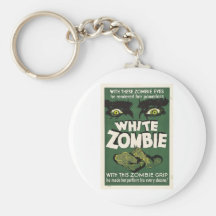 White Zombie Keychain