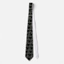 White Zombie Tiled Black Tie