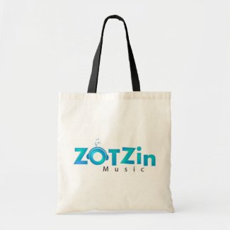 White ZOTZinMusic shopping bag zazzle_bag