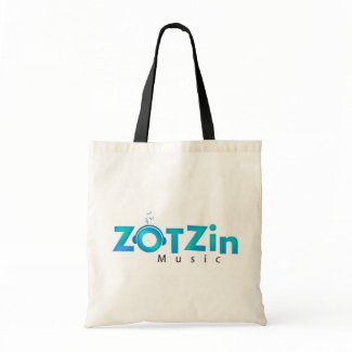 White ZOTZinMusic shopping bag zazzle_bag