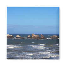 Whitecapped Waves on the Oregon Coast Magnet