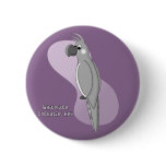 Whiteface Cockatiel Hen Button