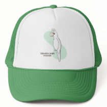 Whiteface Lutino Cockatiel hats