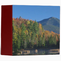 Whiteface Mountain over Little Cherrypatch Pond 3 Ring Binders
