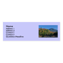 Whiteface Mountain over Little Cherrypatch Pond Business Card