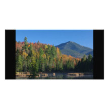 Whiteface Mountain over Little Cherrypatch Pond Custom Photo Card