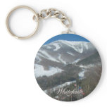 Whiteface Mountain Round Keychain