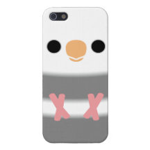 Whiteface Pied Cockatiel Cases For iPhone 5