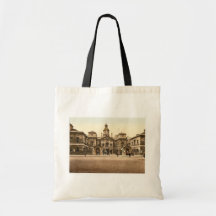 Whitehall, horse guards, London, England rare Phot Canvas Bag