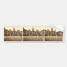 Whitehall, horse guards, London, England rare Phot Bumper Sticker