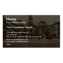 Whitehall, horse guards, London, England rare Phot Business Card Templates