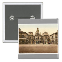 Whitehall, horse guards, London, England rare Phot Buttons