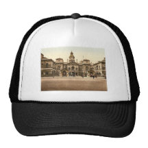 Whitehall, horse guards, London, England rare Phot Mesh Hats