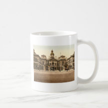 Whitehall, horse guards, London, England rare Phot Mug