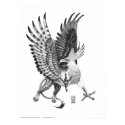Whitehead Griffin print by Nightmareartist Whitehead Griffin print