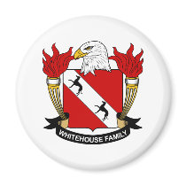 Whitehouse Family Crest magnets