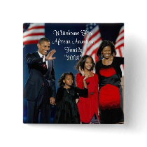 Whitehouse First African American Family"... buttons