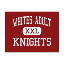 Whites Adult - Knights - High - Sevierville postcards by customteamsportswear Whites Adult - Knights - High - Sevierville postcards
