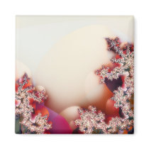 whites and pastels egg magnets