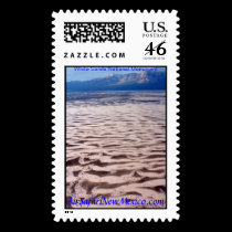 WhiteSandsFlyOver - Air Safari New Mexico postage
