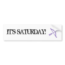 Whitest Kids U' Know - It's Saturday! bumper stickers