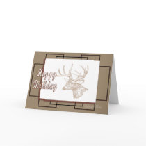 Whitetail Bday-customize cards by MakaraPhotos Whitetail Bday-customize cards