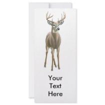 Whitetail Buck Rack Card rack cards