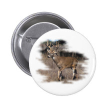 Whitetail deer in the field pin
