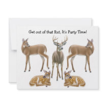 Whitetail Deer Invitation