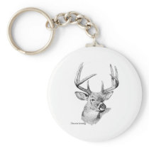 Whitetail Deer Keychain