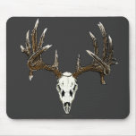 Whitetail deer skull 1 mousepads