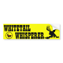 WHITETAIL WHISPERER BUMPER STICKER