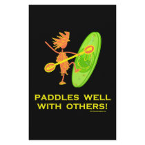Whitewater Kayak - Paddles Well With Others 2 Stationery Design