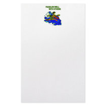Whitewater Paddles Well With Others Stationery