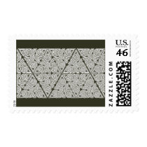 Whitework Triangle Knot Band Postage stamps